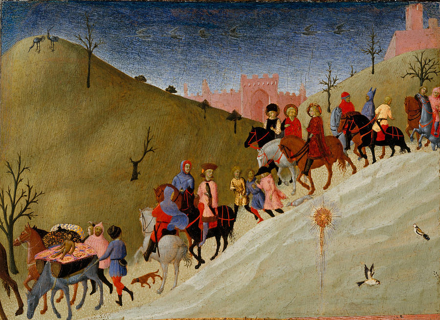 The Journey of the Magi Painting by Sassetta