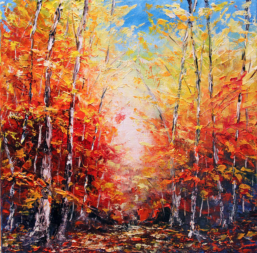 Tree Painting - The Joy Ahead by Meaghan Troup