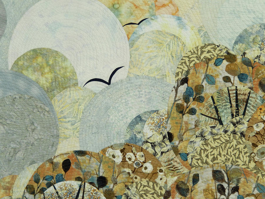 Landscape Tapestry - Textile - The Joy Of Soaring by Linda Beach Landscape Tapestry - Textile - The Joy Of Soaring by Linda Beach
