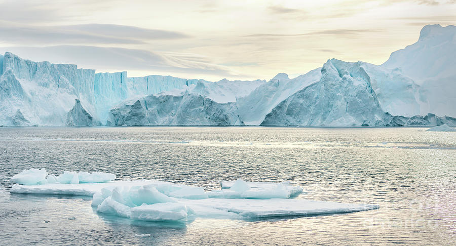 The Kangia Icefjord Photograph by Richard Burdon