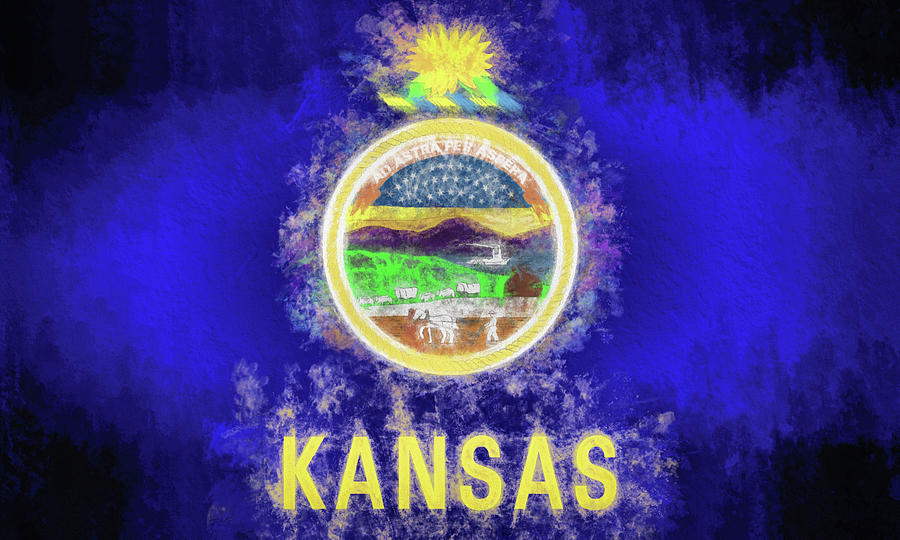 The Kansas Flag Digital Art by JC Findley