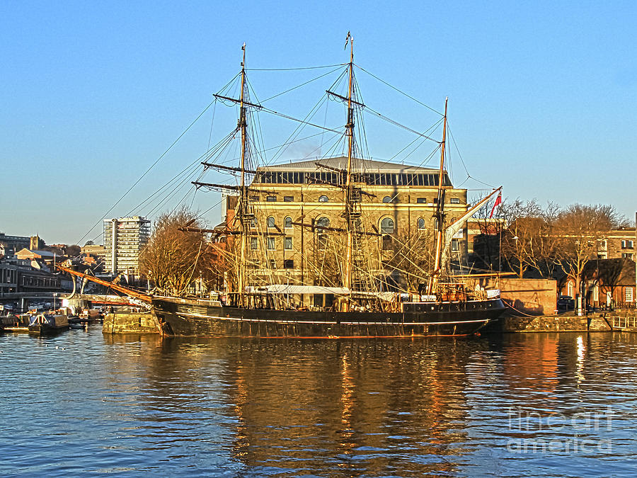 The Kaskelot in Bristol Dock Photograph by Terri Waters