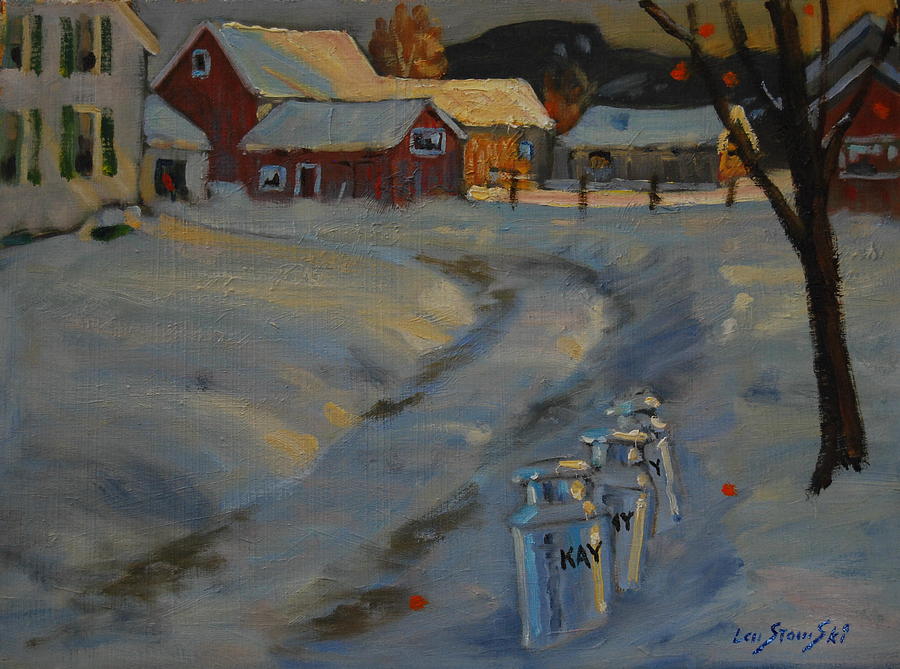 The Kay Farm Painting by Len Stomski
