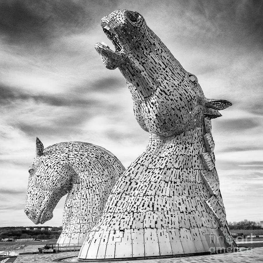 The Kelpies Photograph by Colin and Linda McKie