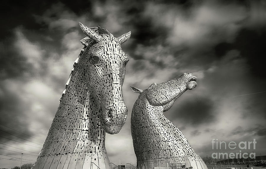 The Kelpies Photograph by Phill Thornton