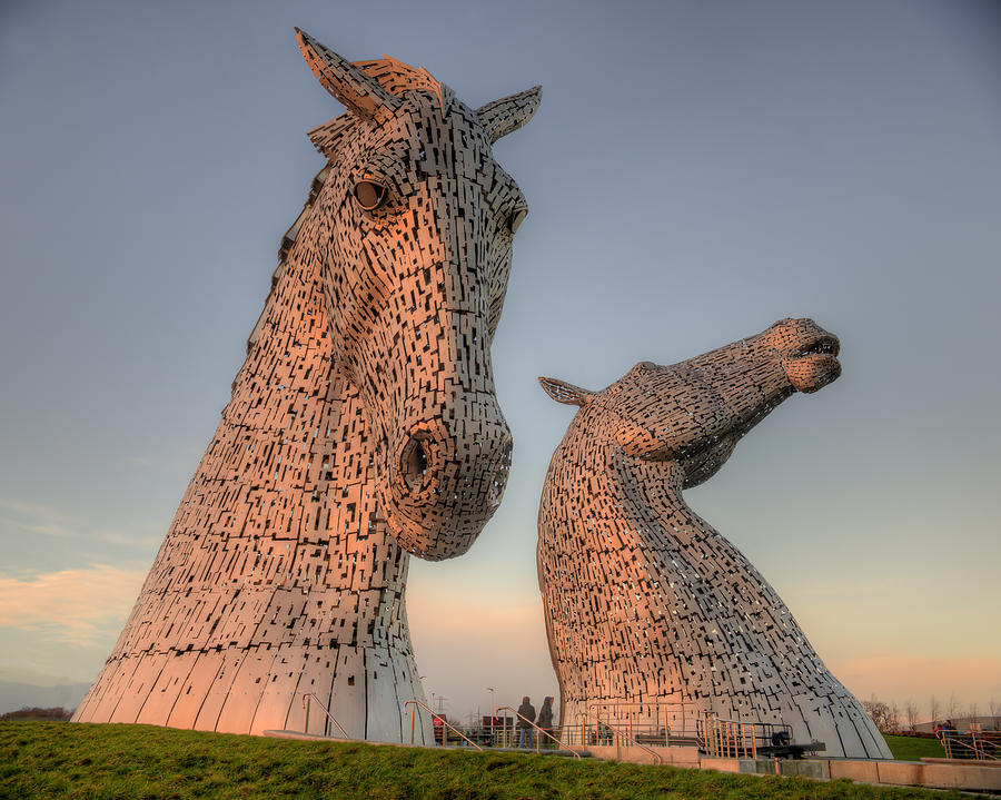 The Kelpies Photograph by Ray Devlin
