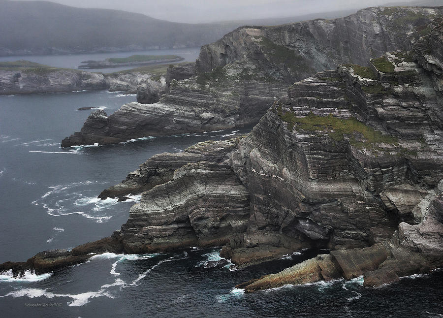 The Kerry Cliffs, Ireland Photograph by Aleksander Rotner