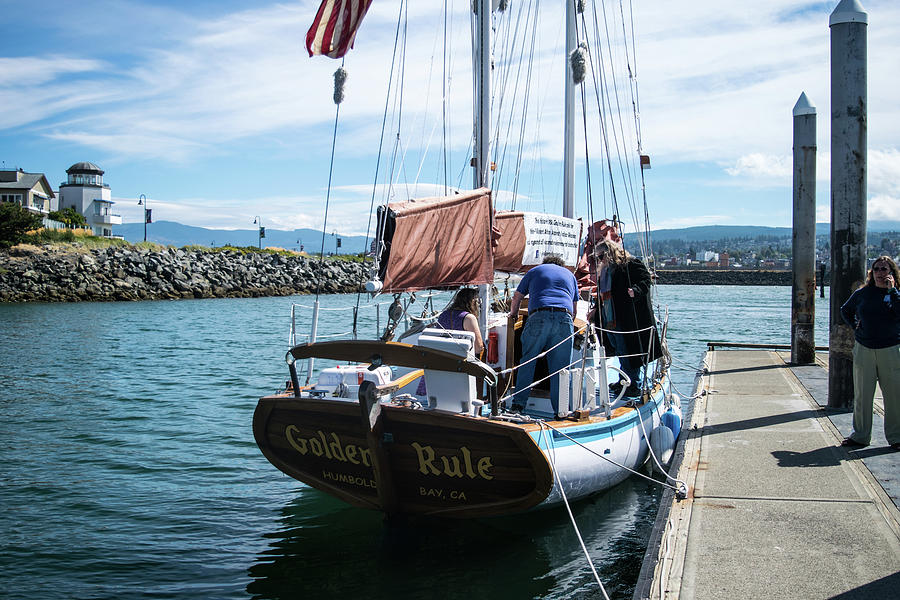 The Ketch Golden Rule Photograph by Tom Cochran