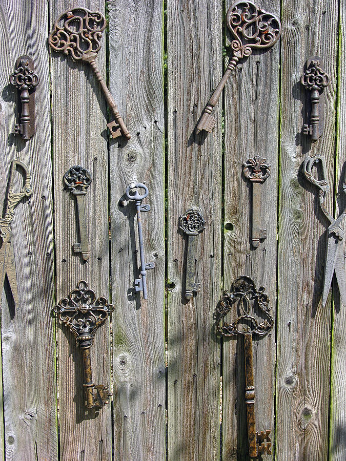 Key Photograph - The Key Gate by Ladonna Idell Key Photograph - The Key Gate by Ladonna Idell