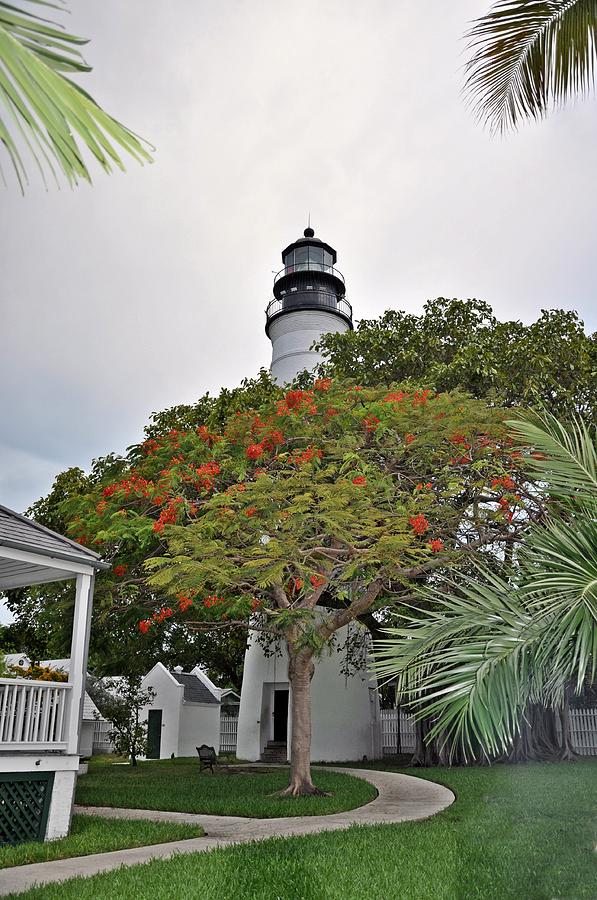 The Key West Lighthouse Photograph by Bill Cannon