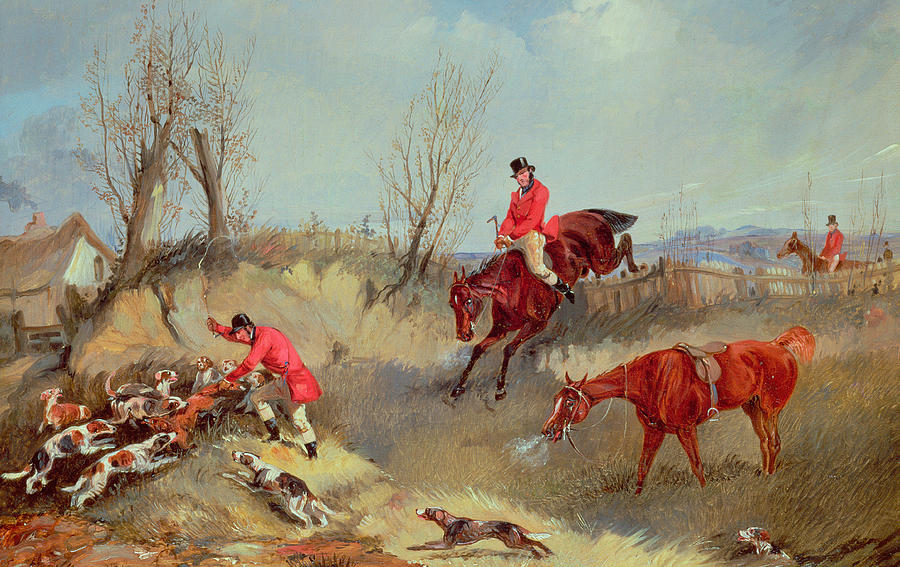 Fox Painting - The Kill by Henry Alken Junior