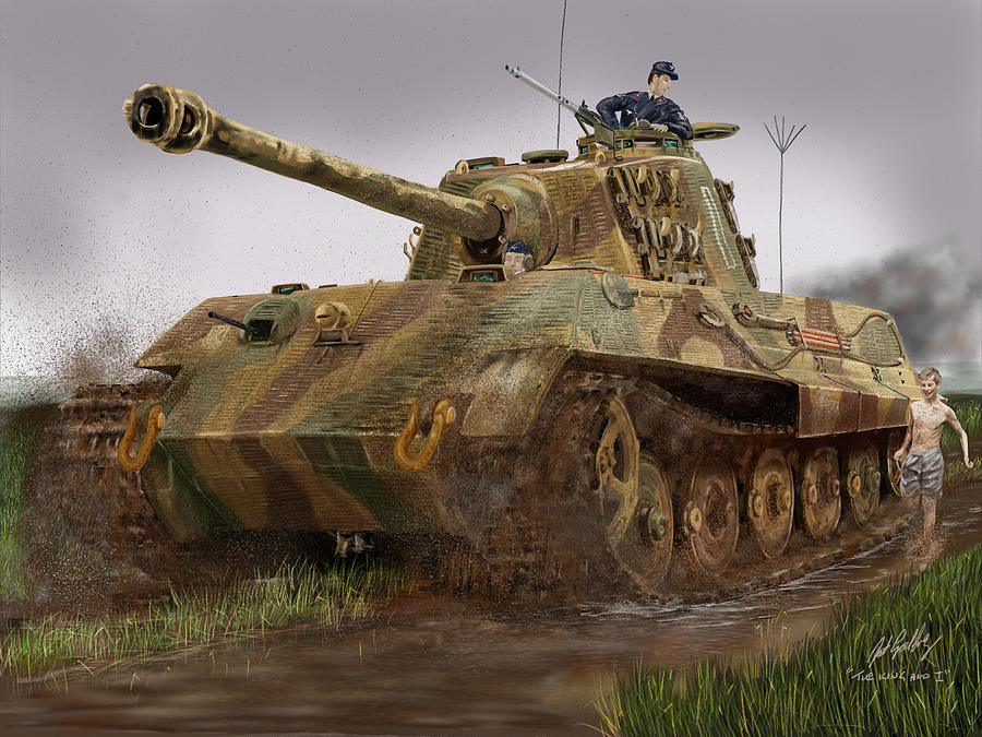 Tank Digital Art - The King And I by Pat Godfrey