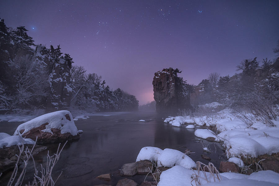 Orion Photograph - The King and Orion by Aaron J Groen