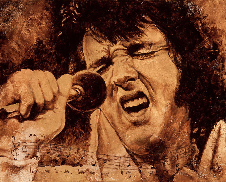Elvis Presley Painting - The King by Igor Postash