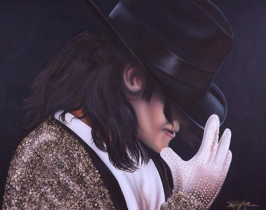 The King of Pop Painting by Darren Robinson