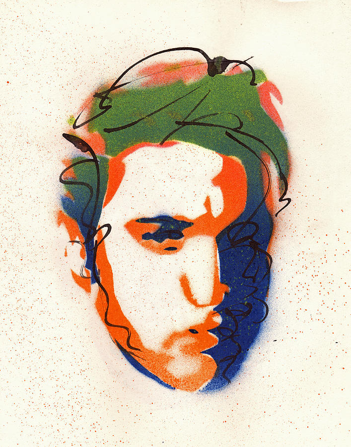Elvis Presley Painting - The King of Rock and Roll by Ryan Hopkins