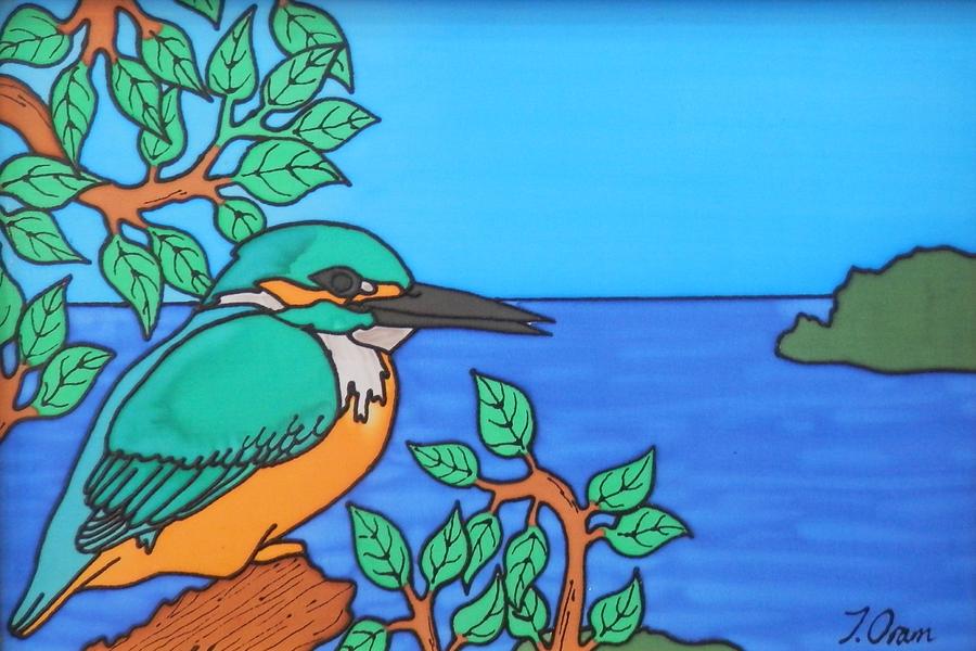 The Kingfisher Painting by Joanne Oram - Fine Art America