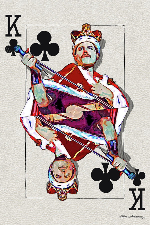 The Kings - Freddie Mercury  Digital Art by Serge Averbukh