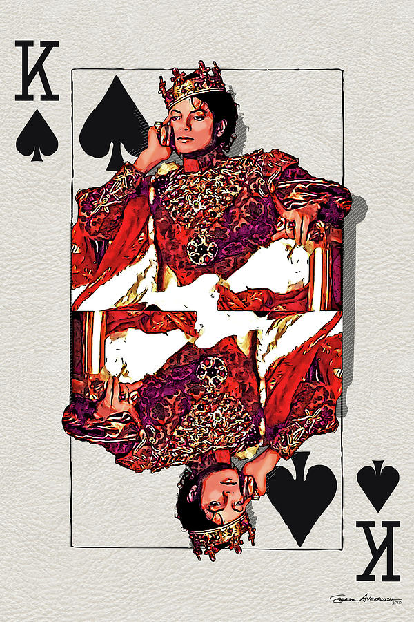The Kings - Michael Jackson Digital Art by Serge Averbukh