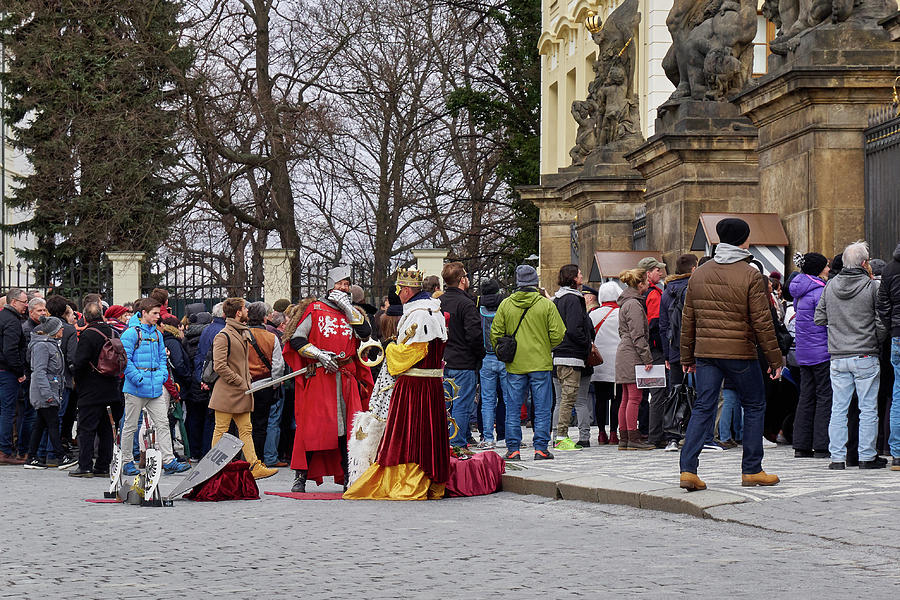 The Kings Of The Democracy. Prague Castle. Prague Spring 2017 Photograph