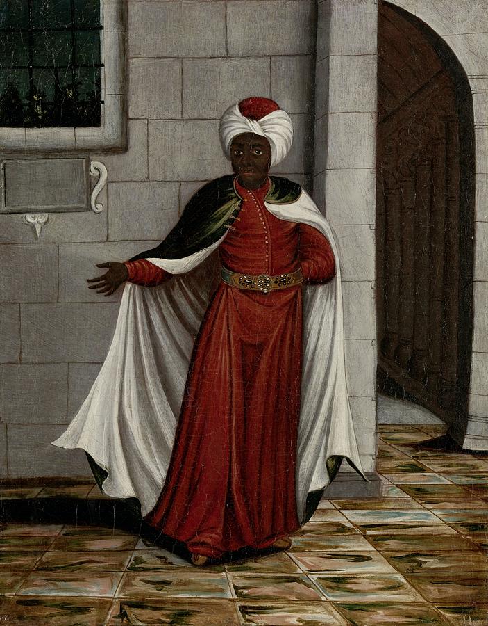 The Kislar Aghassi, Chief of the Black Eunuchs of the Sultan, Jean Baptiste Vanmour, 1700 - 1737 Painting by Celestial Images