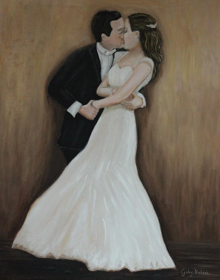 The Kiss Painting by Gaby Valdes - Fine Art America