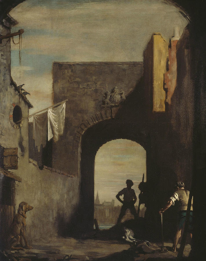 The Knackers Yard Painting by William Orpen