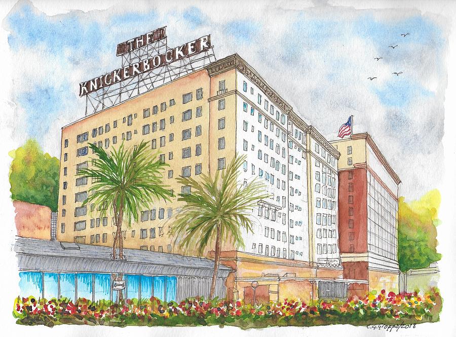 The Knickerbocker Hotel In Hollywood, California Painting