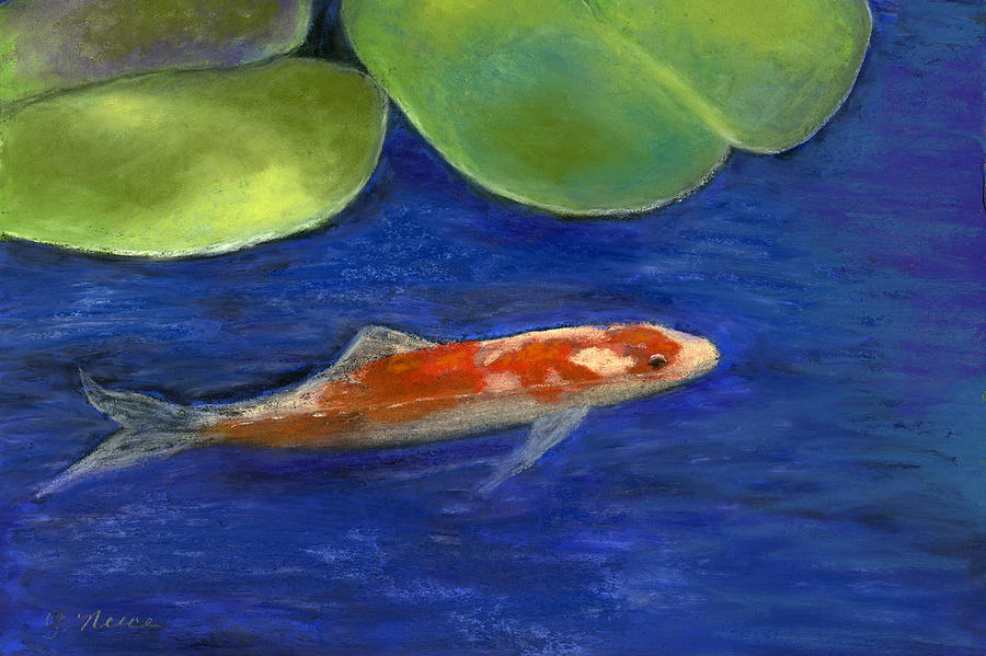 The Koi Painting by Ginny Neece
