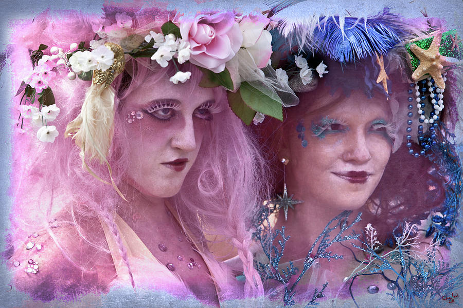 The Kostume Girls At The Mermaid Parade Photograph