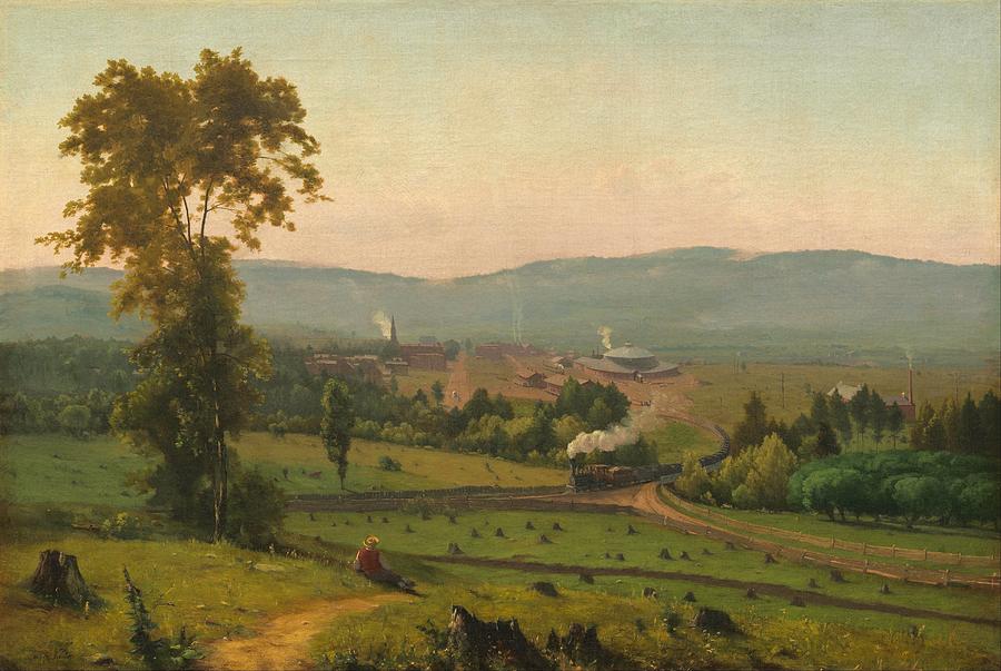 The Lackawanna Valley by George Inness, circa 1856 Painting by Celestial Images