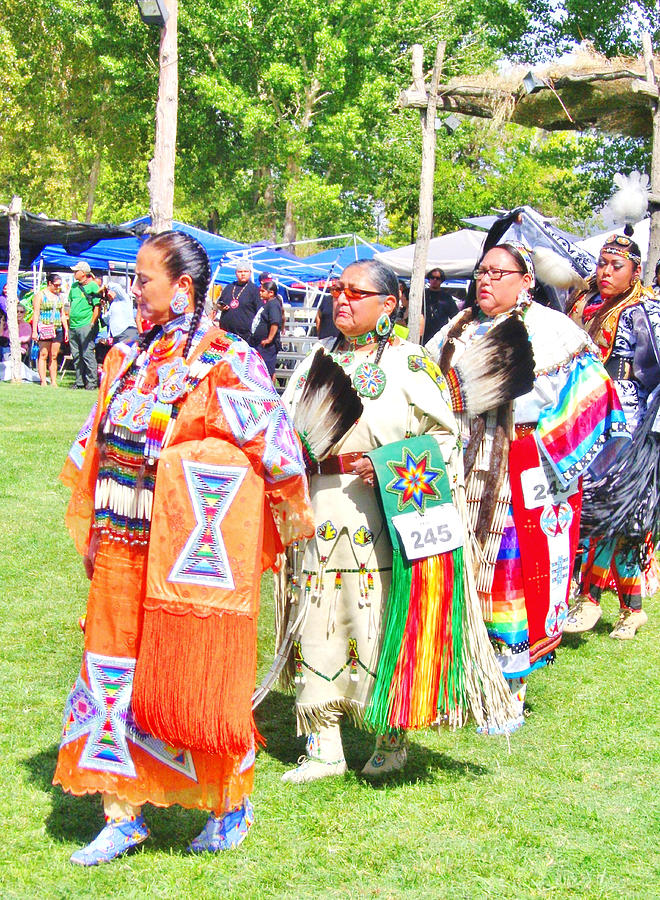 The Ladies Of The Pow-Wow Photograph by Marilyn Diaz