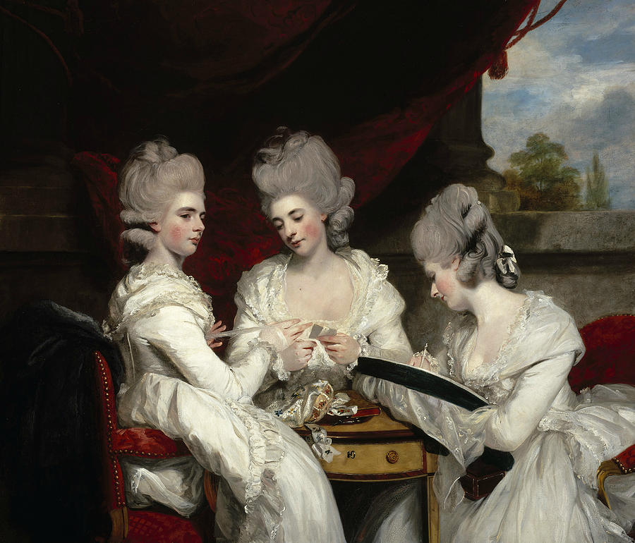 The Ladies Waldegrave Painting by Joshua Reynolds