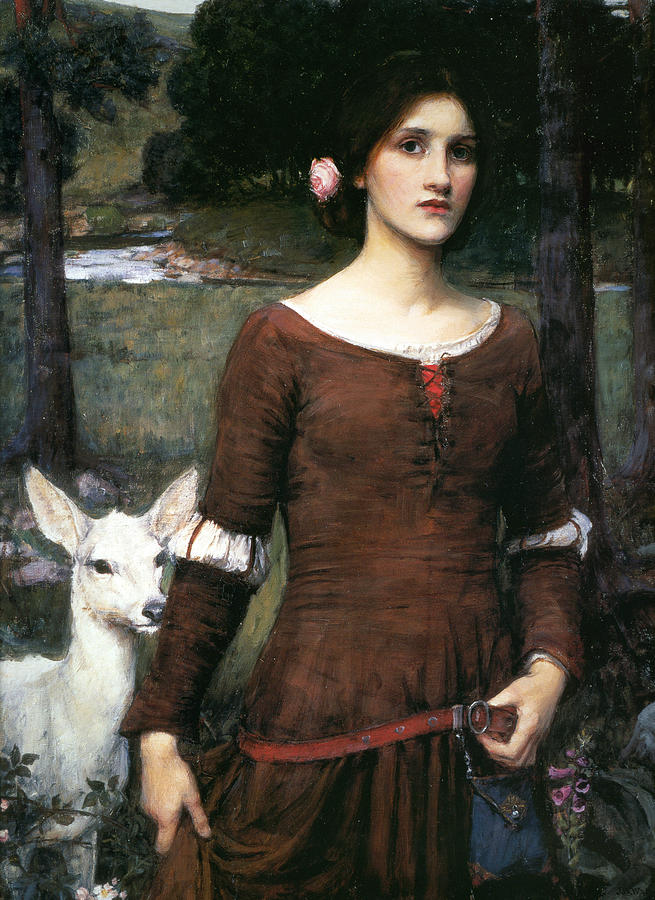 The Lady Clare Painting by John William Waterhouse