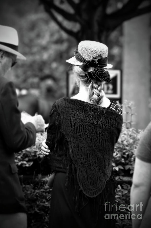 The Lady in Black Photograph by Samantha Strong The Lady in Black Photograph by Samantha Strong