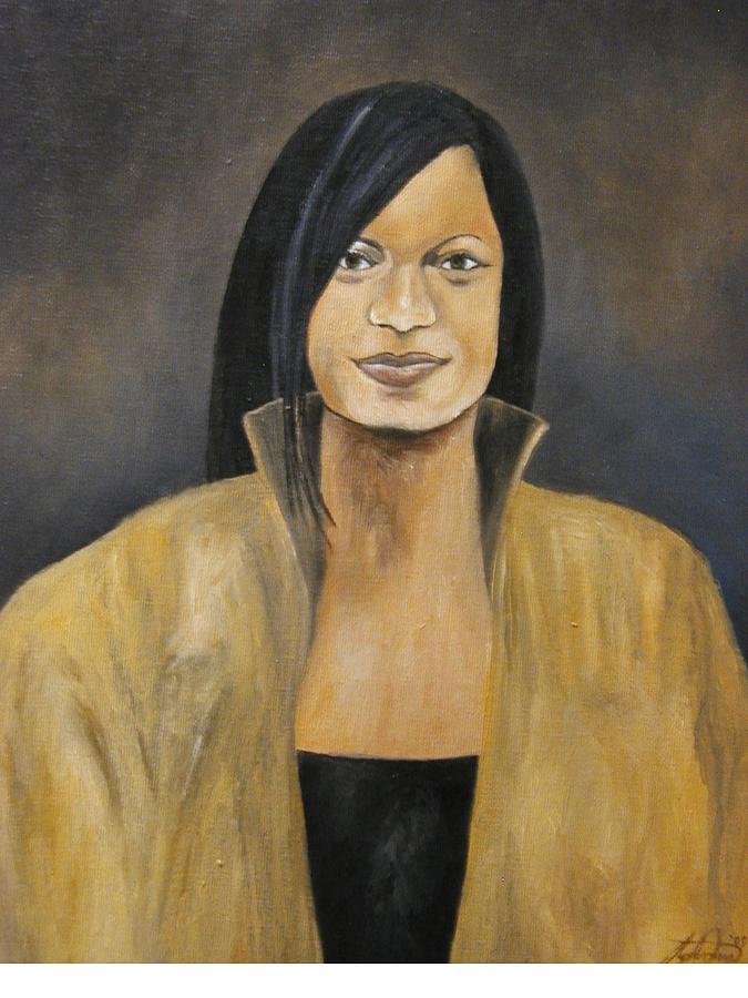 The Lady in Gold  Painting by Angelo Thomas