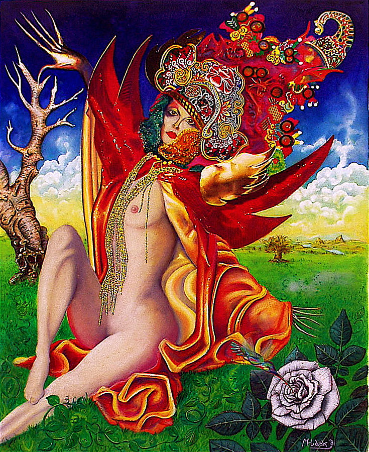 The Lady Painting by Michael Hudak The Lady Painting by Michael Hudak
