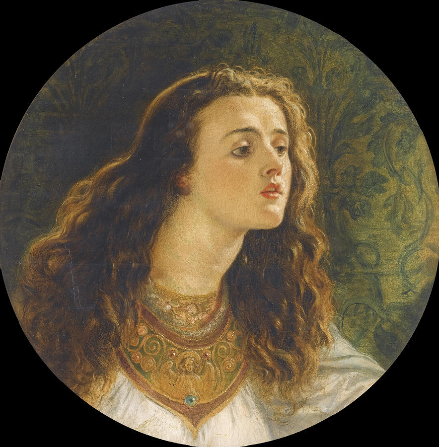 Joseph Noel Paton Painting - The Lady of Shalott by Joseph Noel Paton