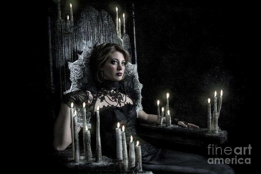 Halloween Photograph - The Lady of Wildfell by Spokenin RED
