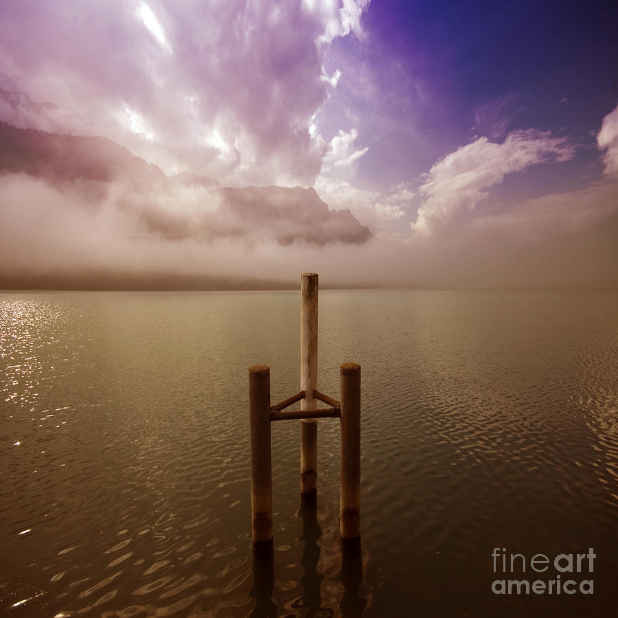 The Lake Photograph by Ang El