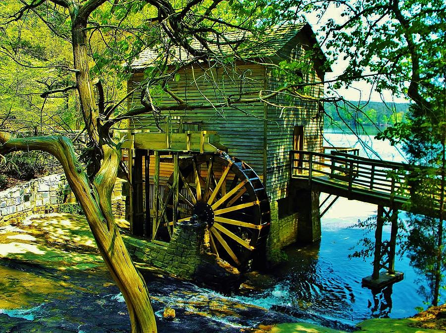 The Grist Mill Photograph by Emma Carter Brooks