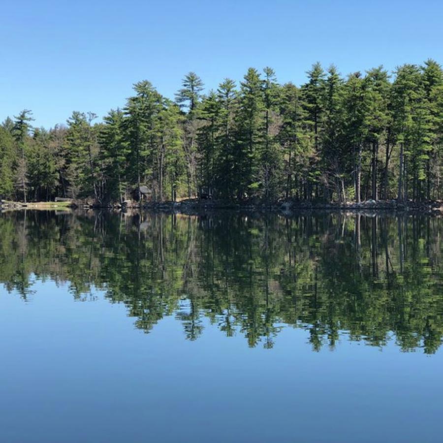 Reflections Photograph - The Lake Was So Beautiful This Morning by Xine Segalas