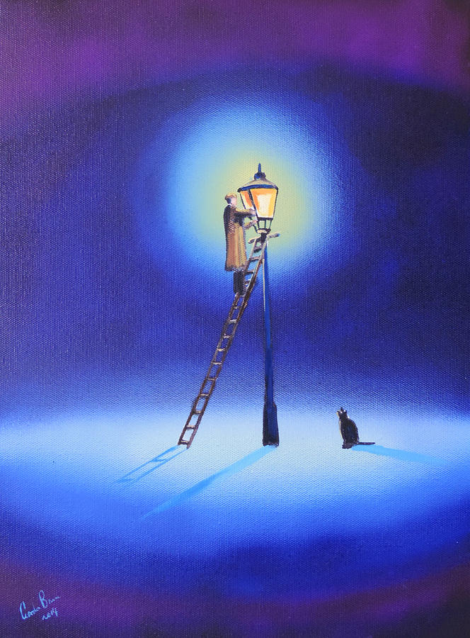 The Lamplighter Painting by Gordon Bruce - Fine Art America