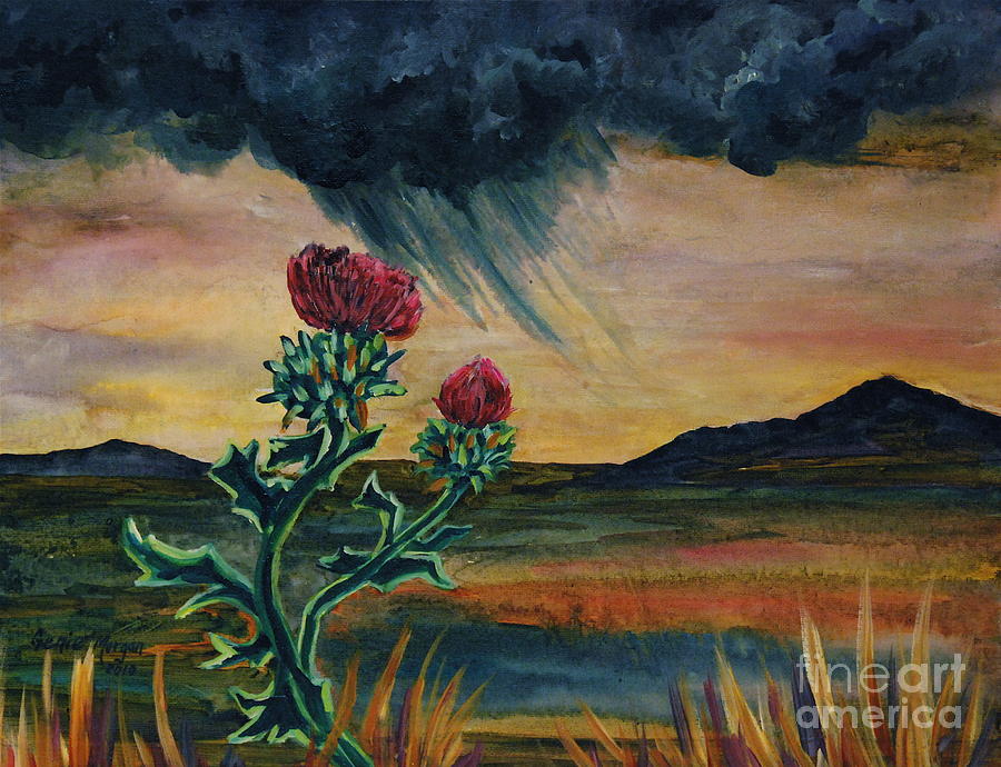 The Land I Love Painting by Genie Morgan