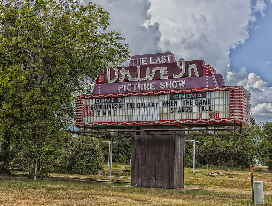 Movie Photograph - The Last Drive In Picture Show by Mountain Dreams