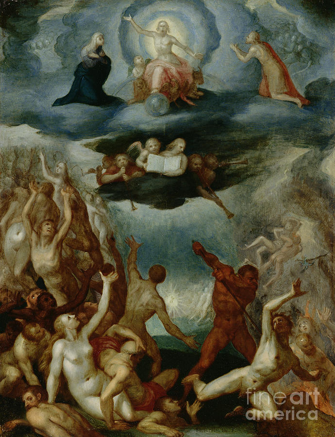 The Painting - The Last Judgement by Martin Pepyn The Painting - The Last Judgement by Martin Pepyn