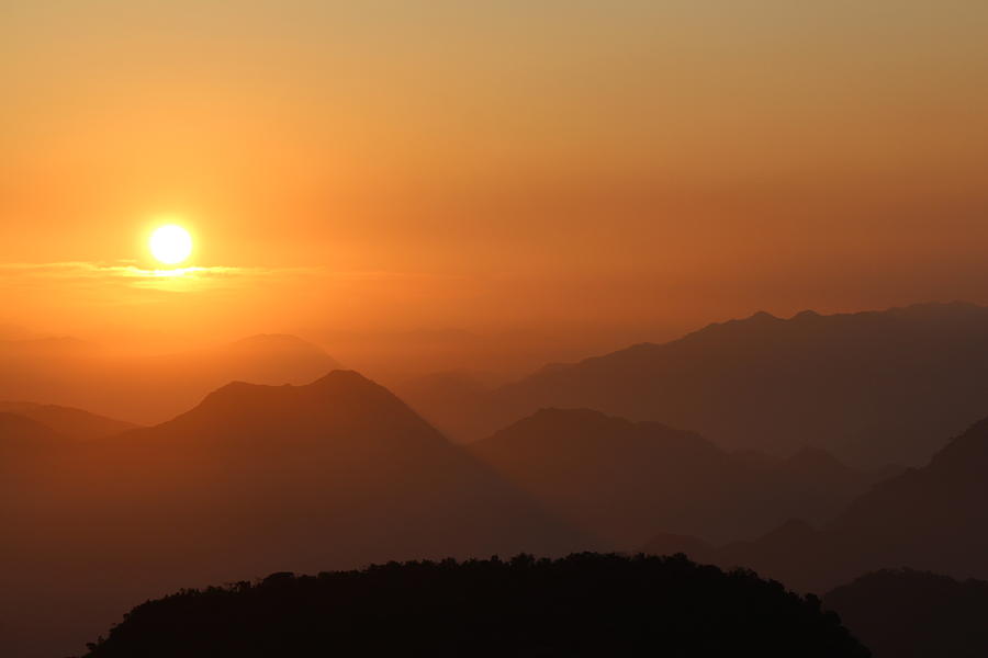 The Last Last Sunrise Photo, Rishikesh Photograph by Jennifer Mazzucco