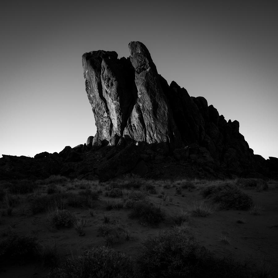 The Last Light - Black and White Photograph by Mark Rogers