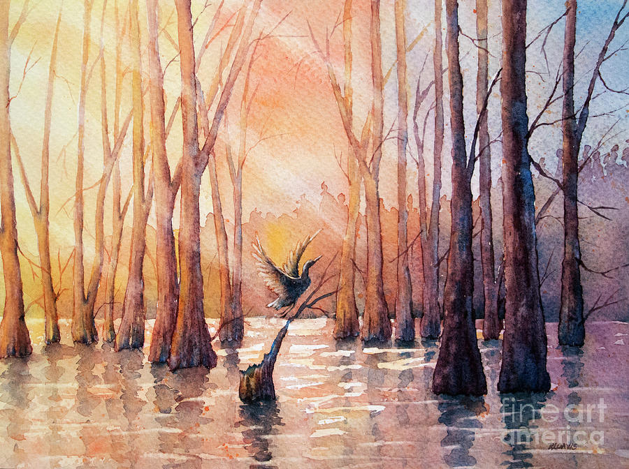 River Dreamin Painting by Rebecca Davis