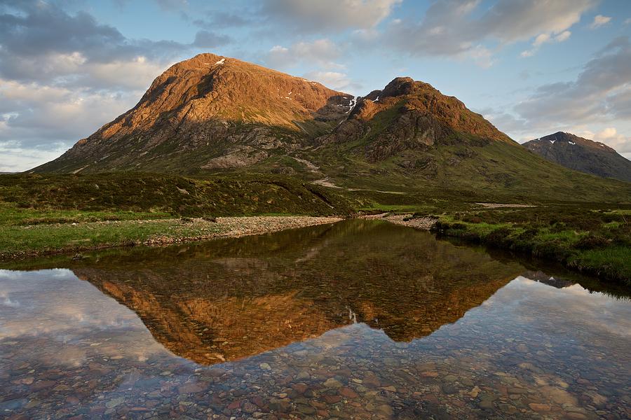 The last of the evening light in Glencoe Photograph by Stephen Taylor